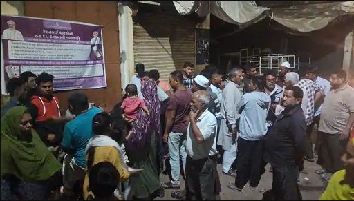 વ્યવસ્થા:બોરસદ ખાતે ઇકેવાયસીની કામગીરી રાત્રે પણ ચાલુ રખાઇ