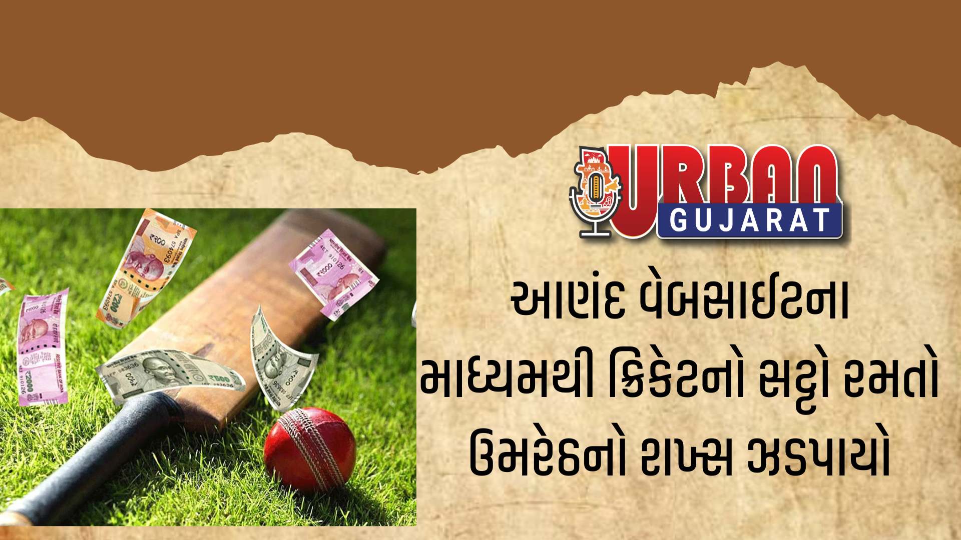 આણંદ વેબસાઈટના માધ્યમથી ક્રિકેટનો સટ્ટો રમતો ઉમરેઠનો શખ્સ ઝડપાયો