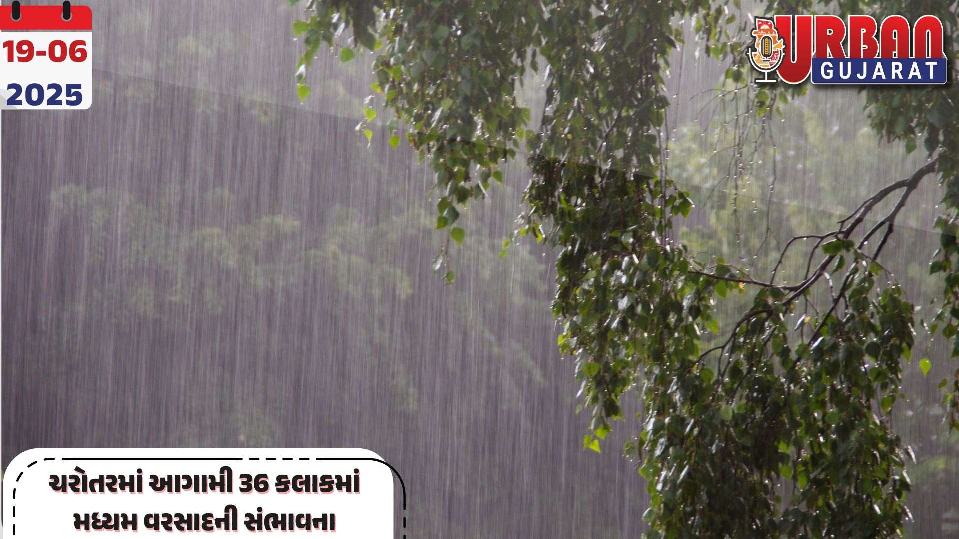 ચરોતરમાં આગામી 36 કલાકમાં મધ્યમ વરસાદની સંભાવના