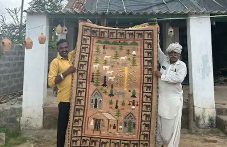 આજે વિશ્વ હાથશાળ દિવસ : લુપ્ત થતી ખરડના વણાટકલાના ધરોહર પિતા-પુત્ર તેજસી-સામતને રાષ્ટ્રીય સન્માન