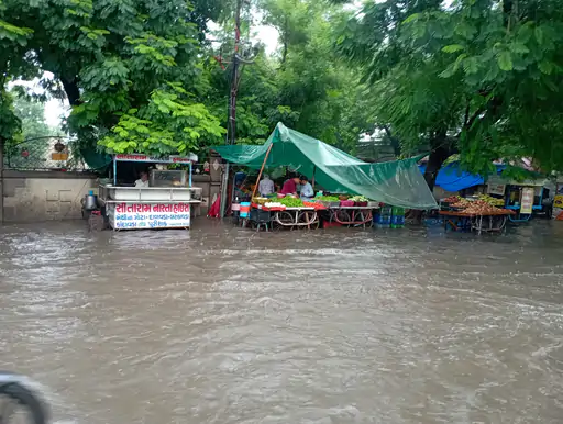 આણંદમાં અઢી ઇંચ વરસાદ: વરસાદથી નિચાણવાળા વિસ્તારોમાં પાણી ભરાયા