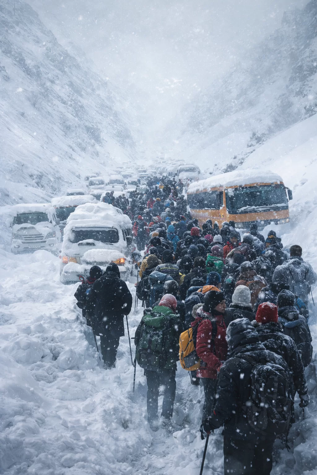 રીલનો ક્રેઝ પડ્યો ભારે! ગુજરાતના સેંકડો પ્રવાસીઓ બર્ફમાં ફસાયા