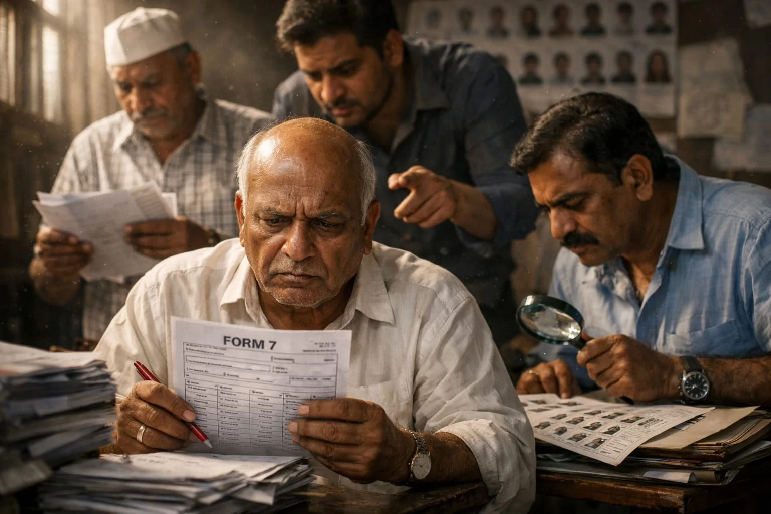 ખોટી રીતે ‘ફોર્મ-7’ ભરવાના આક્ષેપ, મતદારોના નામ કમી કરવાના પગલા માંગ