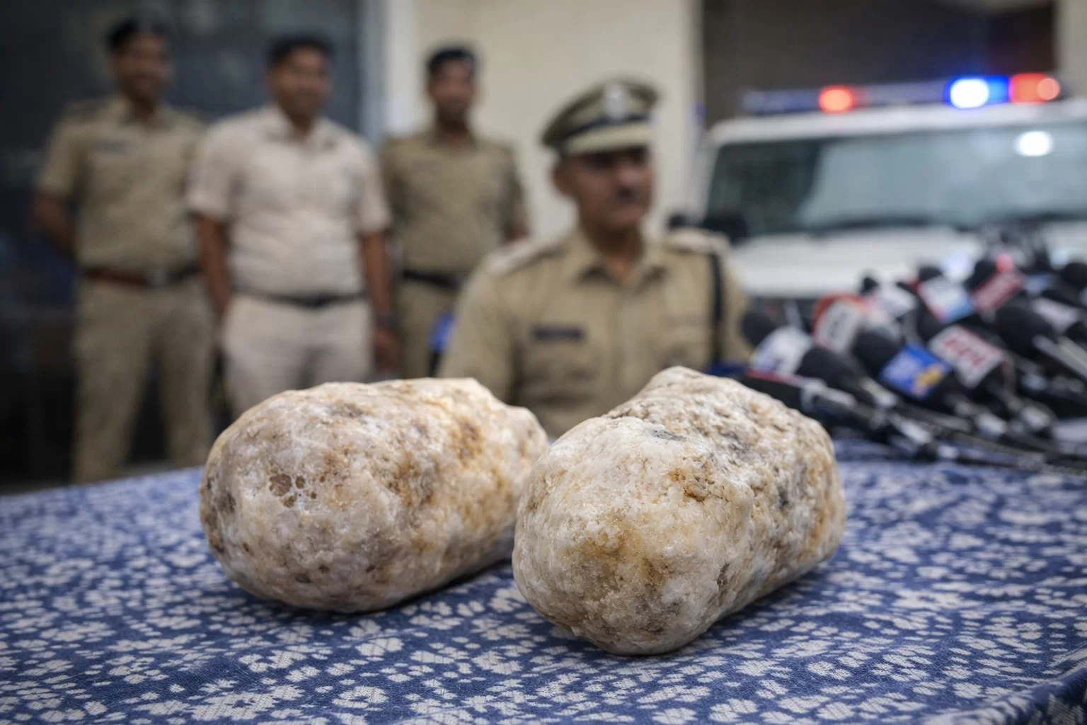 અમદાવાદ વટવા પોલીસે 1.70 કરોડની એમ્બરગ્રીસ પકડ્યો