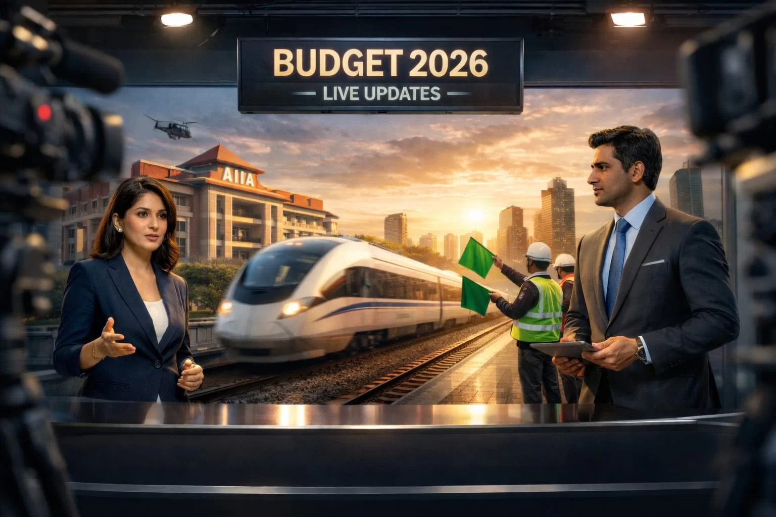 બજેટ 2026 Live UPDATES : બજેટ 2026 ધમાકો: દેશમાં 3 નવી AIIA, 7 હાઈસ્પીડ રેલવે કોરિડોરને લીલી ઝંડી