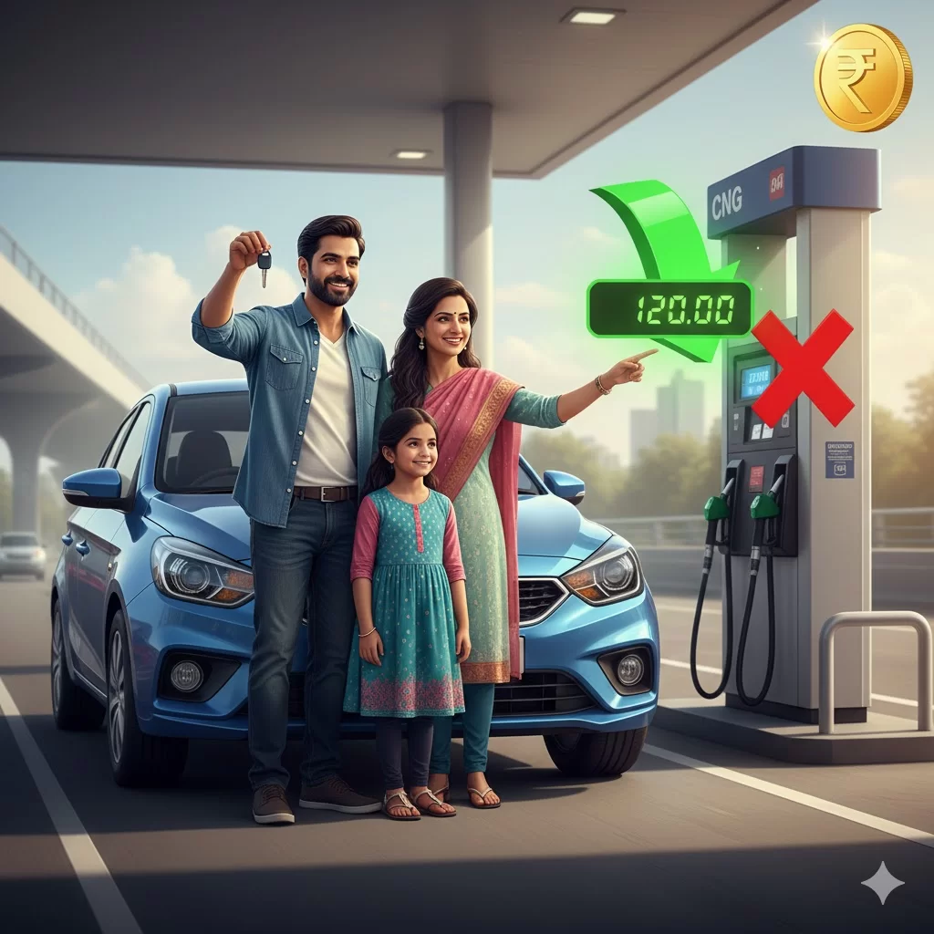 મોંઘવારીમાંથી મોટી રાહત: હવે સસ્તામાં દોડશે તમારી CNG કાર, સરકારે કરી આ ખાસ જાહેરાત