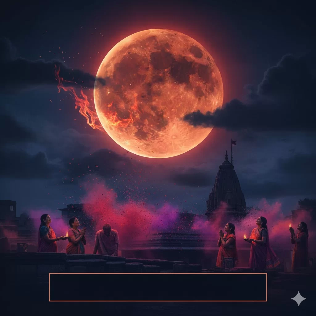 હોળી પર ભદ્રા અને ખગ્રાસ ચંદ્રગ્રહણનો દુર્લભ સંયોગ: જાણો હોલિકા દહનનો શુભ સમય અને ગ્રહણની અસરો