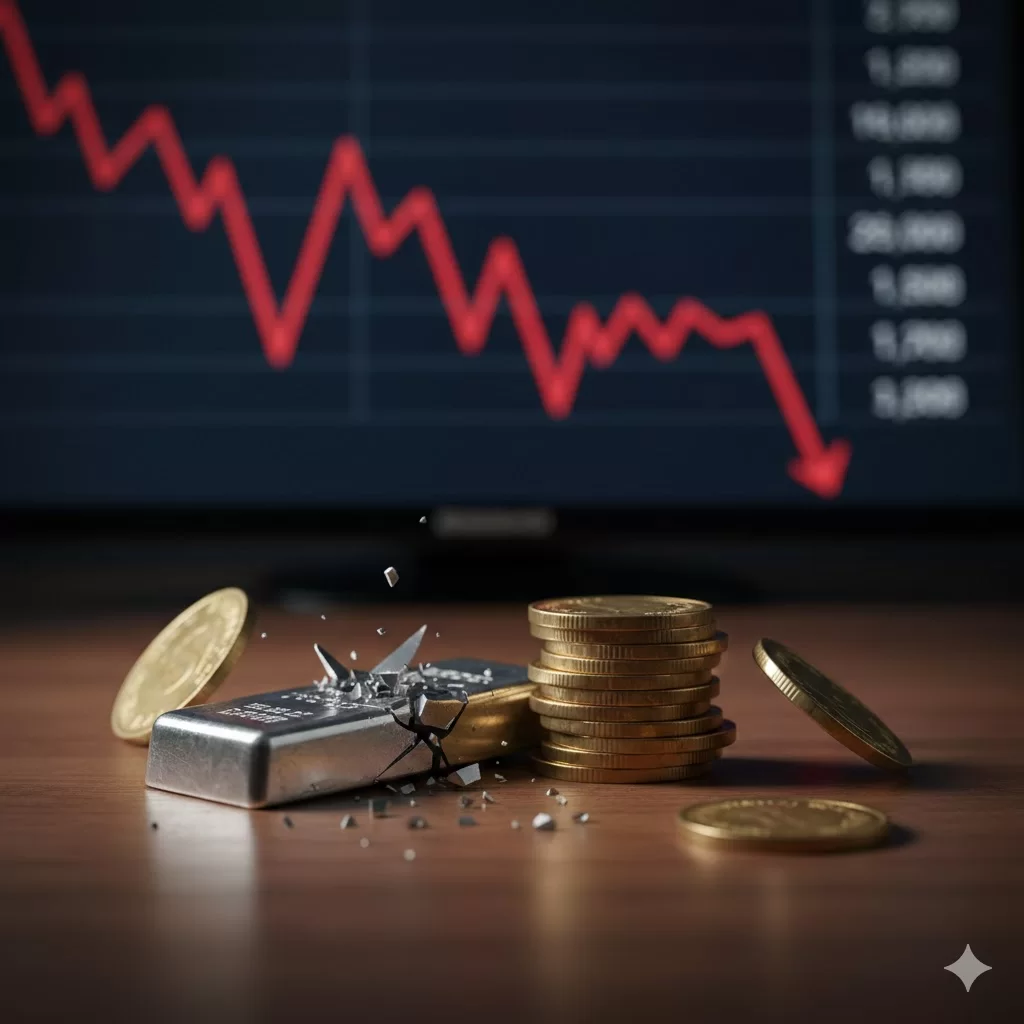 ચાંદીમાં 'ભૂકંપ': એક જ દિવસમાં ભાવમાં તોતિંગ ઘટાડો, સોનું પણ સસ્તું થયું