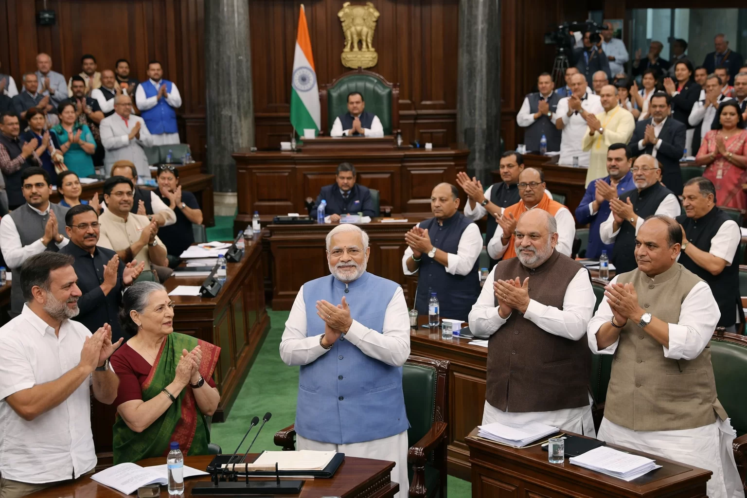 રાષ્ટ્રપતિના અભિભાષણ પર લોકસભામાં આભાર પ્રસ્તાવ પસાર થયો