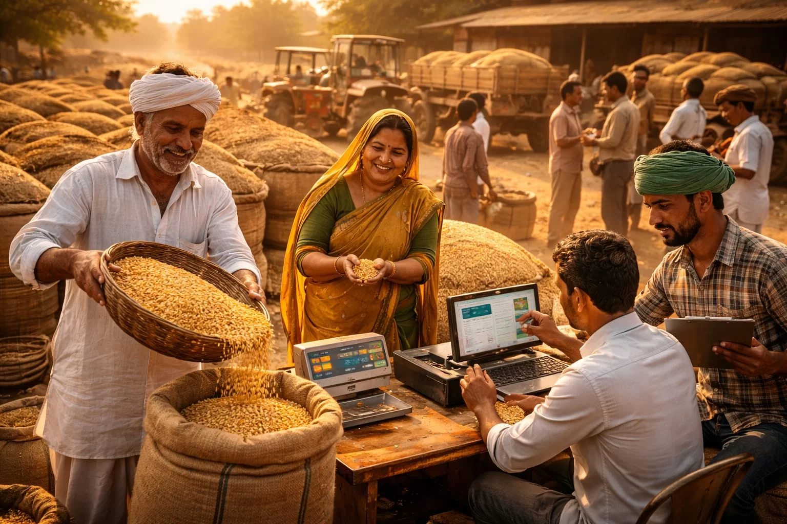 ખેડૂત ખાતેદારોના બાયોમેટ્રીક ઓથેન્ટીકેશન દ્વારા નોંધણી કરવામાં આવશે