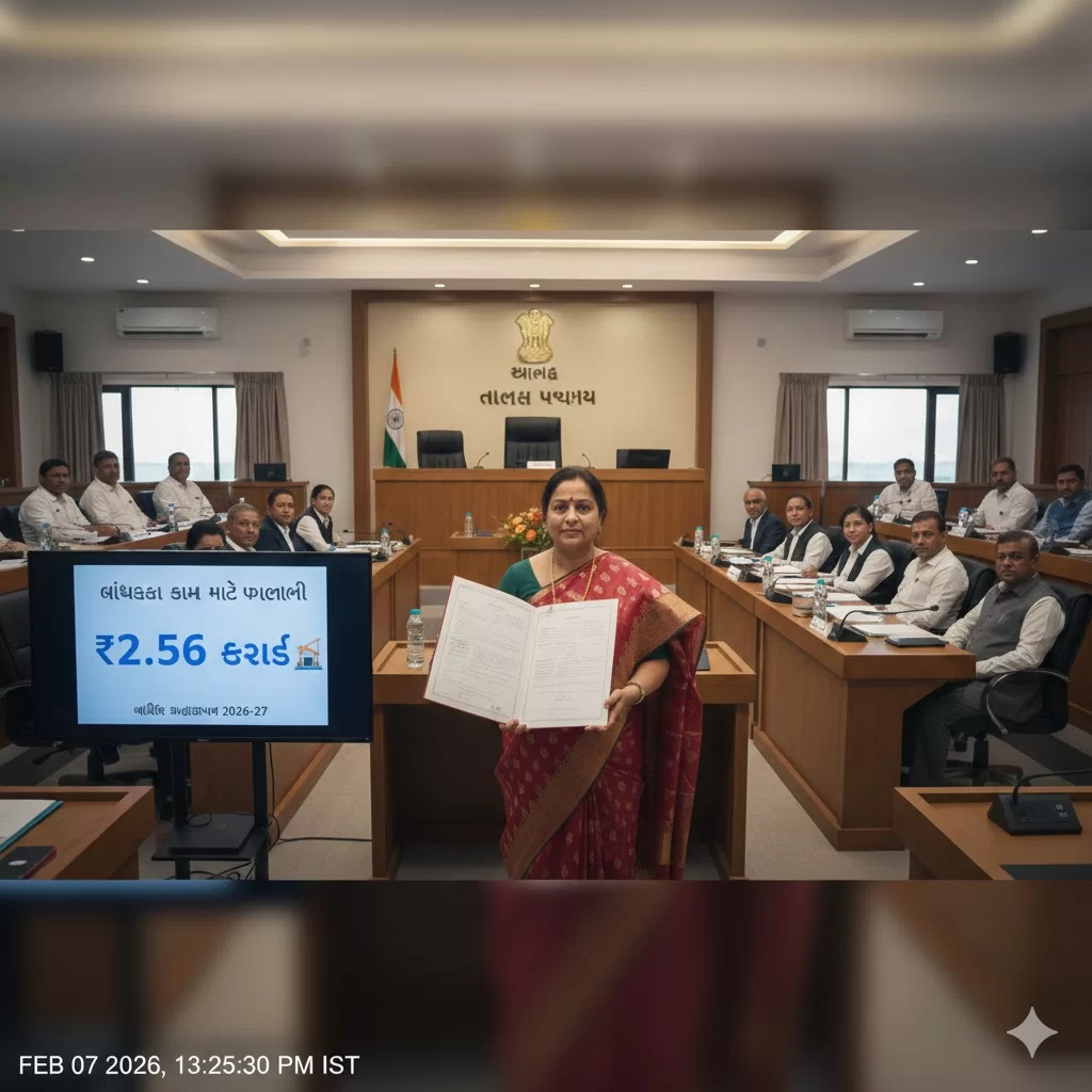 આણંદ તાલુકાનું 'વિકાસ લક્ષી' બજેટ: પ્રમુખ પારૂલબેન પરમારે રજૂ કર્યું ₹217.76 કરોડનું અંદાજપત્ર