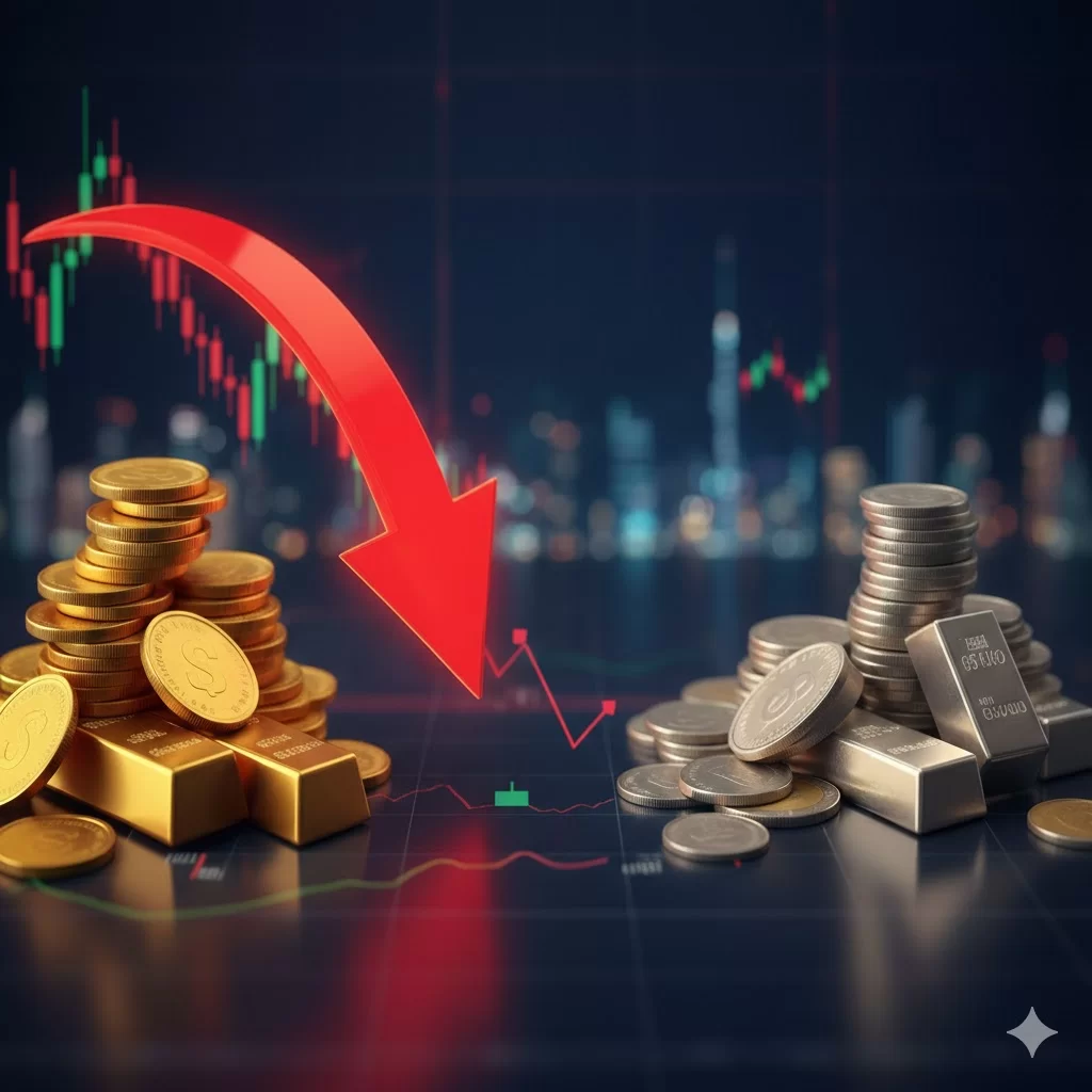 સોના-ચાંદીના ભાવમાં તોતિંગ કડાકો: ચાંદી એકઝટકે ₹5,400 તૂટી, જાણો આજનો લેટેસ્ટ ભાવ