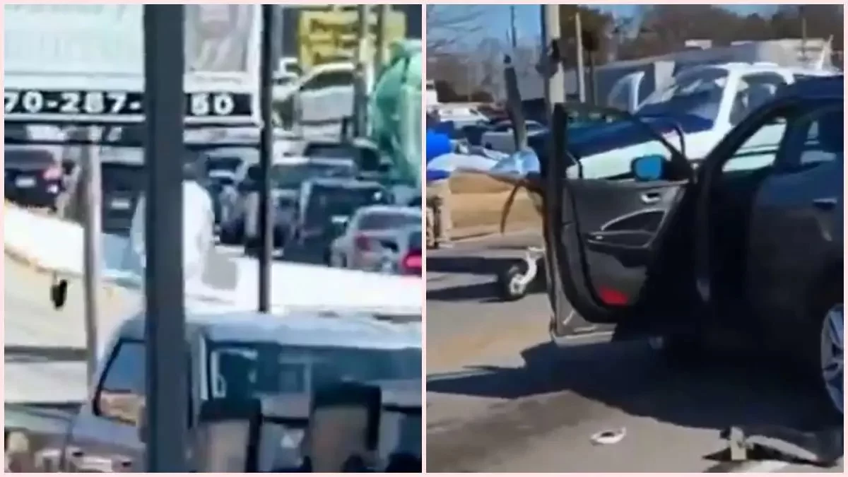 અમેરિકાના જ્યોર્જિયામાં નાના પ્લેનનું રોડ પર લેન્ડિંગ