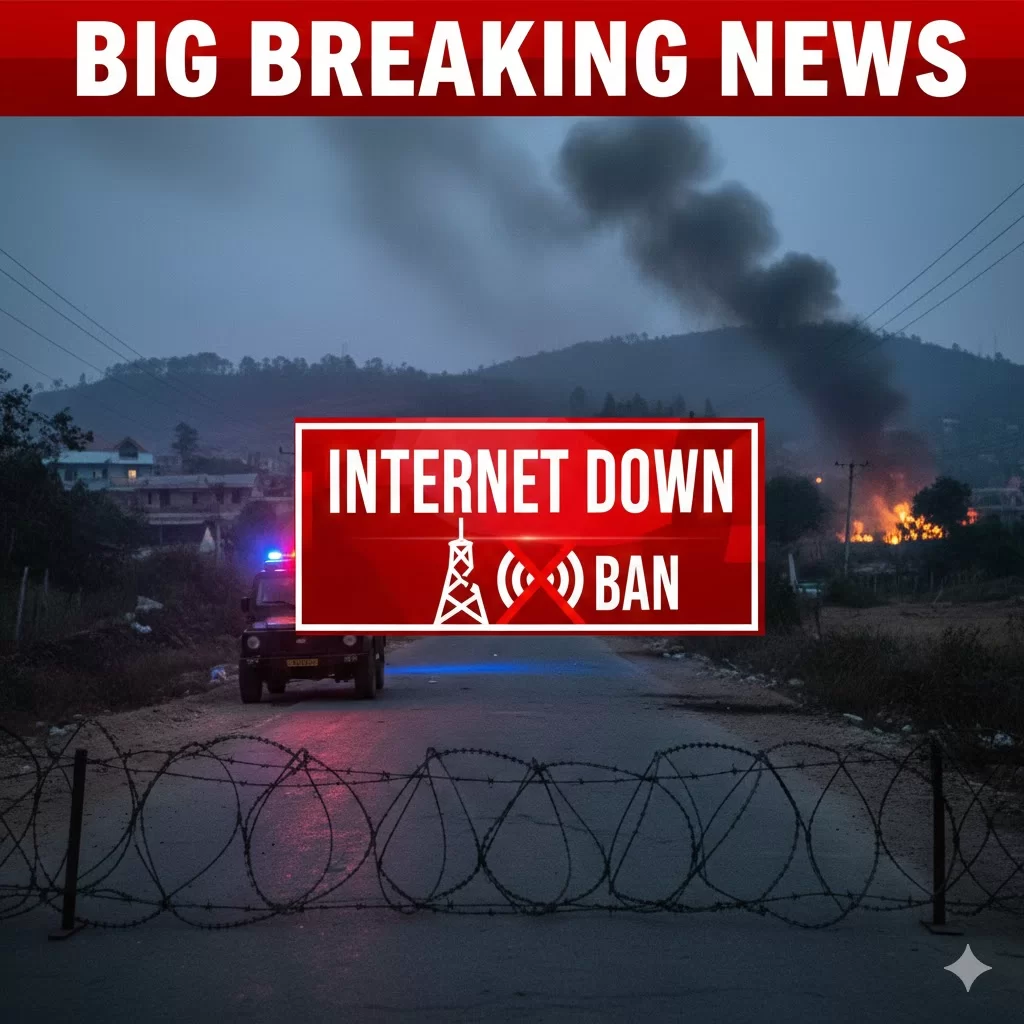 મણિપુરમાં ફરી ભારેલો અગ્નિ, ઉખરૂલમાં હિંસા બાદ કરફ્યુ અને ઈન્ટરનેટ પર પ્રતિબંધ