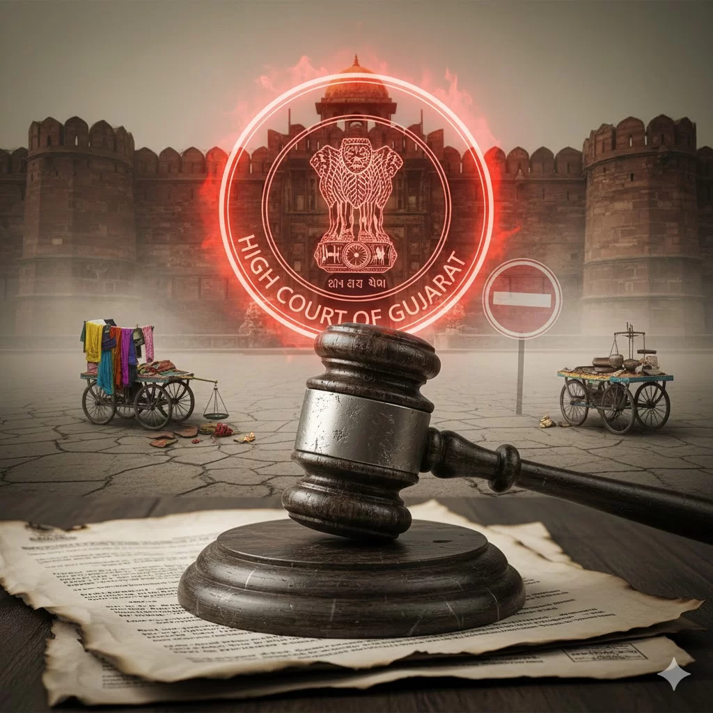 AMCને હાઈકોર્ટનો સણસણતો સવાલ: "શું ટ્રાફિકના નામે ગરીબોની રોજીરોટી છીનવી લેશો?