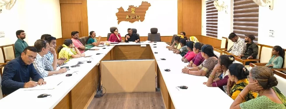 આણંદ ખાતે જિલ્લા કલેકટર પ્રવીણ ચૌધરીના અધ્યક્ષસ્થાને PMFME યોજના અંતર્ગત બેઠક યોજાઈ