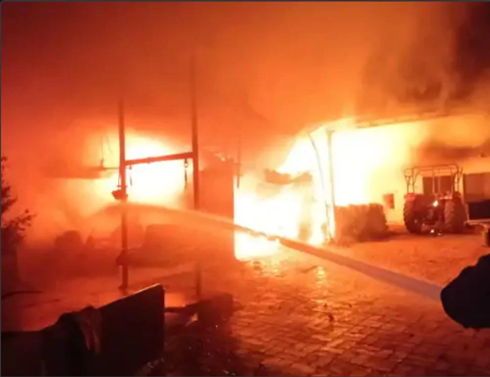 આણંદ તાલુકાના ગાના ગામે તમાકુમાં આગ, ચાર વાહનો બળીને ખાખ