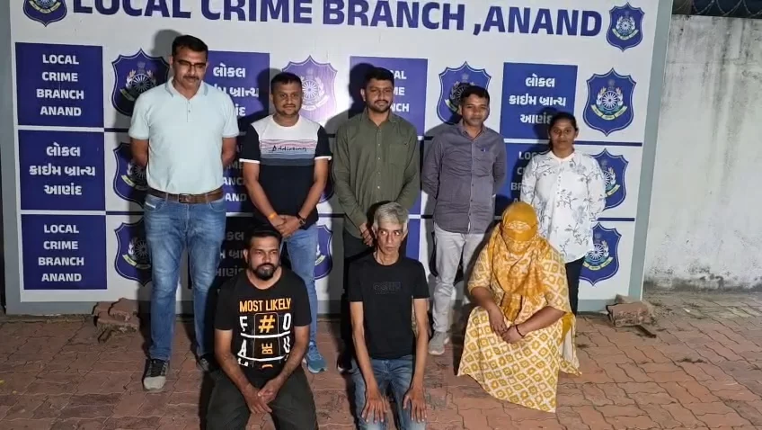 આણંદ LCBનો આંતરરાષ્ટ્રીય માનવ તસ્કરી રેકેટનો પર્દાફાશ : અમેરિકા મોકલવાની લાલચમાં અઝરબૈજાન લઈ જઈ ₹65 લાખની ખંડણી