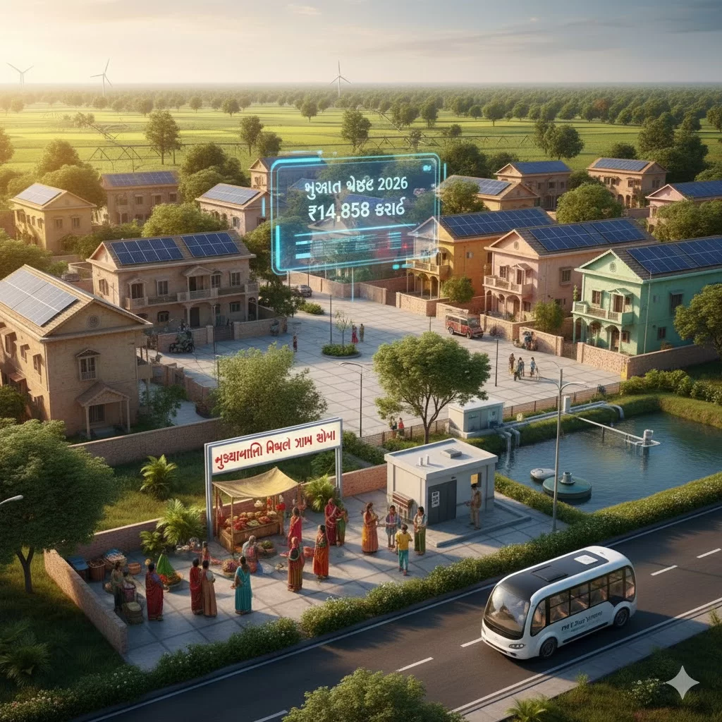 ગુજરાત બજેટ 2026: ગામડાંઓ બનશે સ્માર્ટ અને સમૃદ્ધ; 'મુખ્યમંત્રી નિર્મળ ગ્રામ યોજના' માટે ₹650 કરોડ, પંચાયત વિભાગ માટે ₹14,858 કરોડની જોગવાઈ
