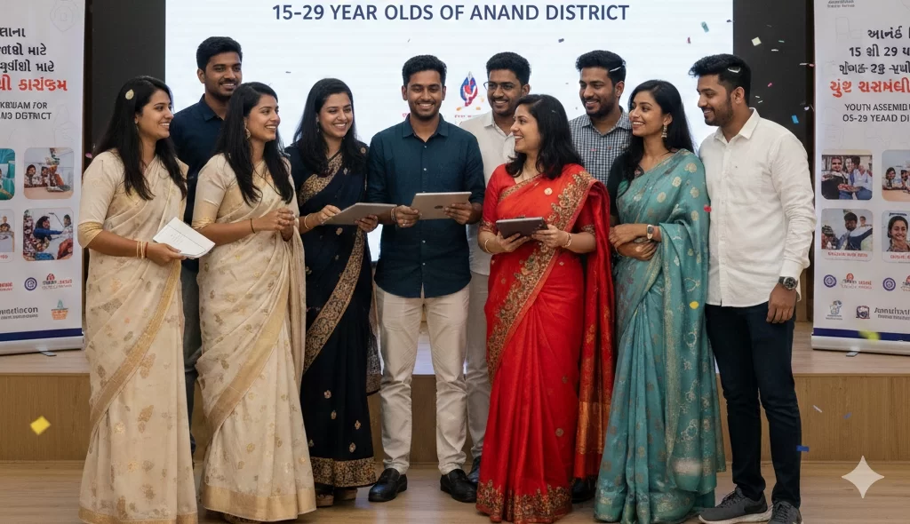 આણંદ જિલ્લાના ૧૫ થી ૨૯ વર્ષના યુવક-યુવતીઓ માટે યુથ એસેમ્બલી કાર્યક્રમ યોજાશે