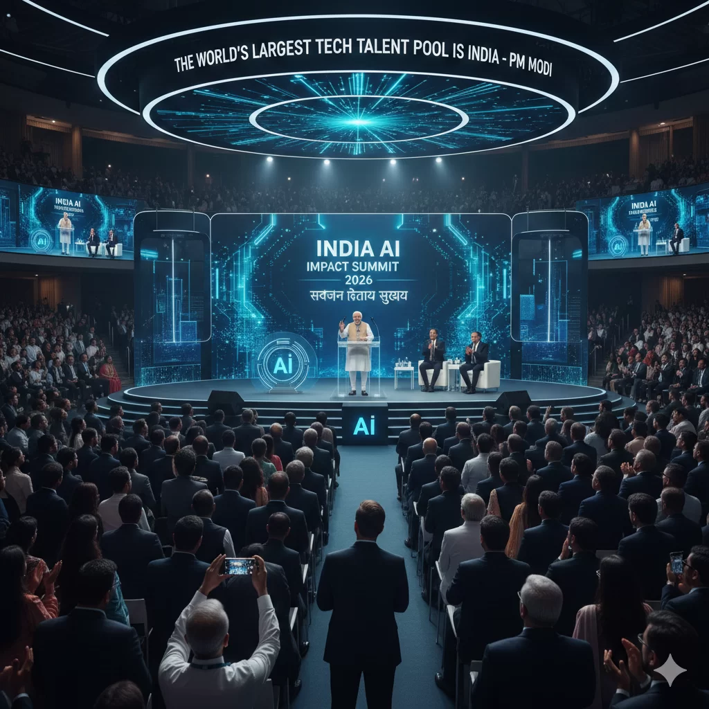 નવા યુગનો શંખનાદ: પીએમ મોદીએ દિલ્હીમાં 'ઈન્ડિયા AI ઇમ્પેક્ટ સમિટ 2026'નું કર્યું ભવ્ય ઉદ્ઘાટન.