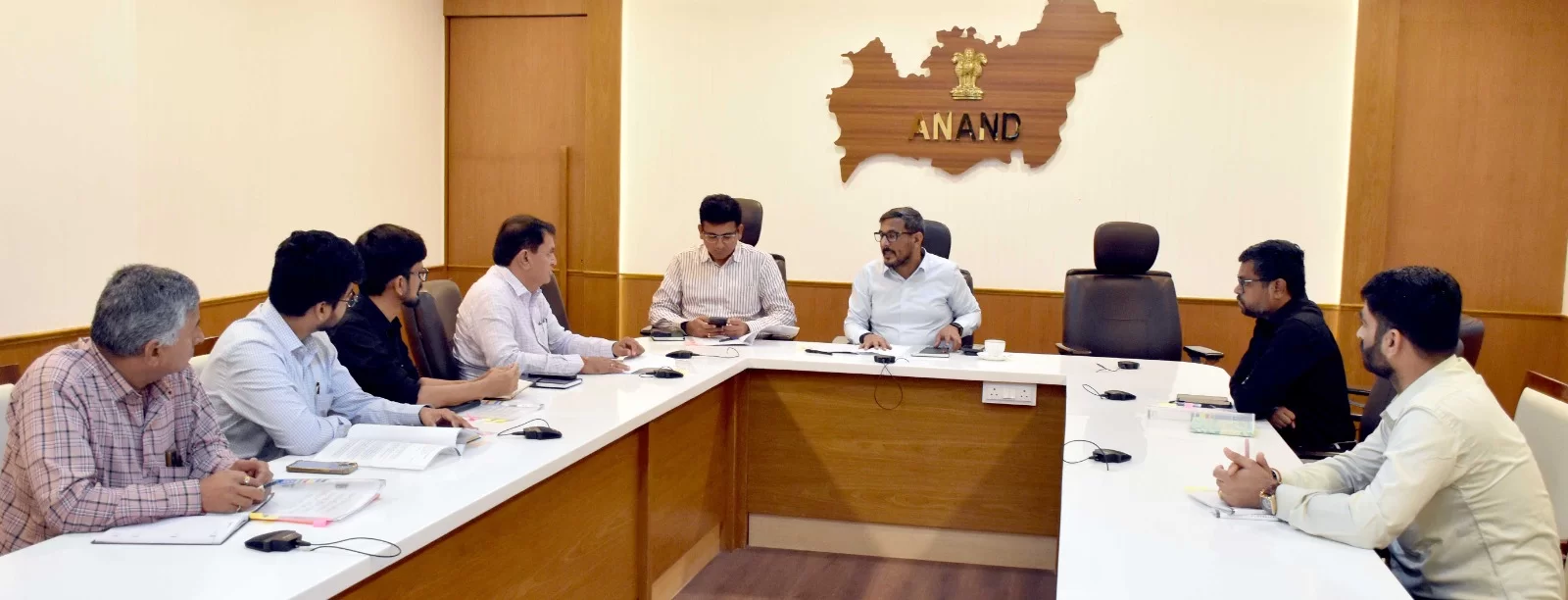 ડિઝીટલ ઈન્ડિયા લેન્ડ રેકોર્ડ મોર્ડનાઈઝેશન પ્રોગ્રામ હેઠળ આણંદ જિલ્લામાં NAKSHA પાયલોટ પ્રોજેક્ટ