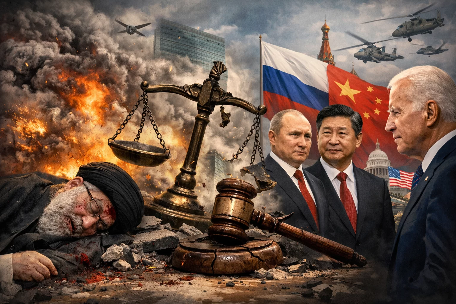 ખામેનેઈની હત્યા આંતરરાષ્ટ્રીય કાયદાનો ભંગ, રશિયા-ચીનનો અમેરિકાને પડકાર