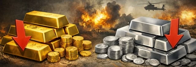 મિડલ ઈસ્ટ તણાવનો અસર: સોનું-ચાંદીમાં મોટો કડાકો, ચાંદી ₹2000થી વધુ સસ્તી
