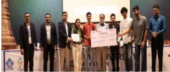 “સીવીએમ યુનિવનસિટી આયોજીત હેકાથોન 4.0 ની ભવ્ય સફળતા.”