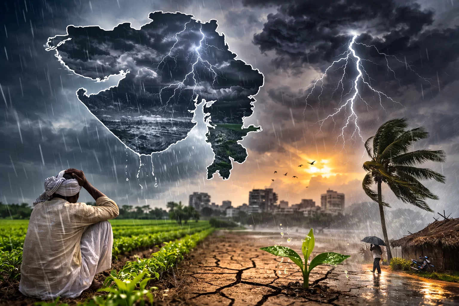 ગરમી વચ્ચે રાહતના સંકેત, વેસ્ટર્ન ડિસ્ટર્બન્સના કારણે ગુજરાતમાં વરસાદની શક્યતા