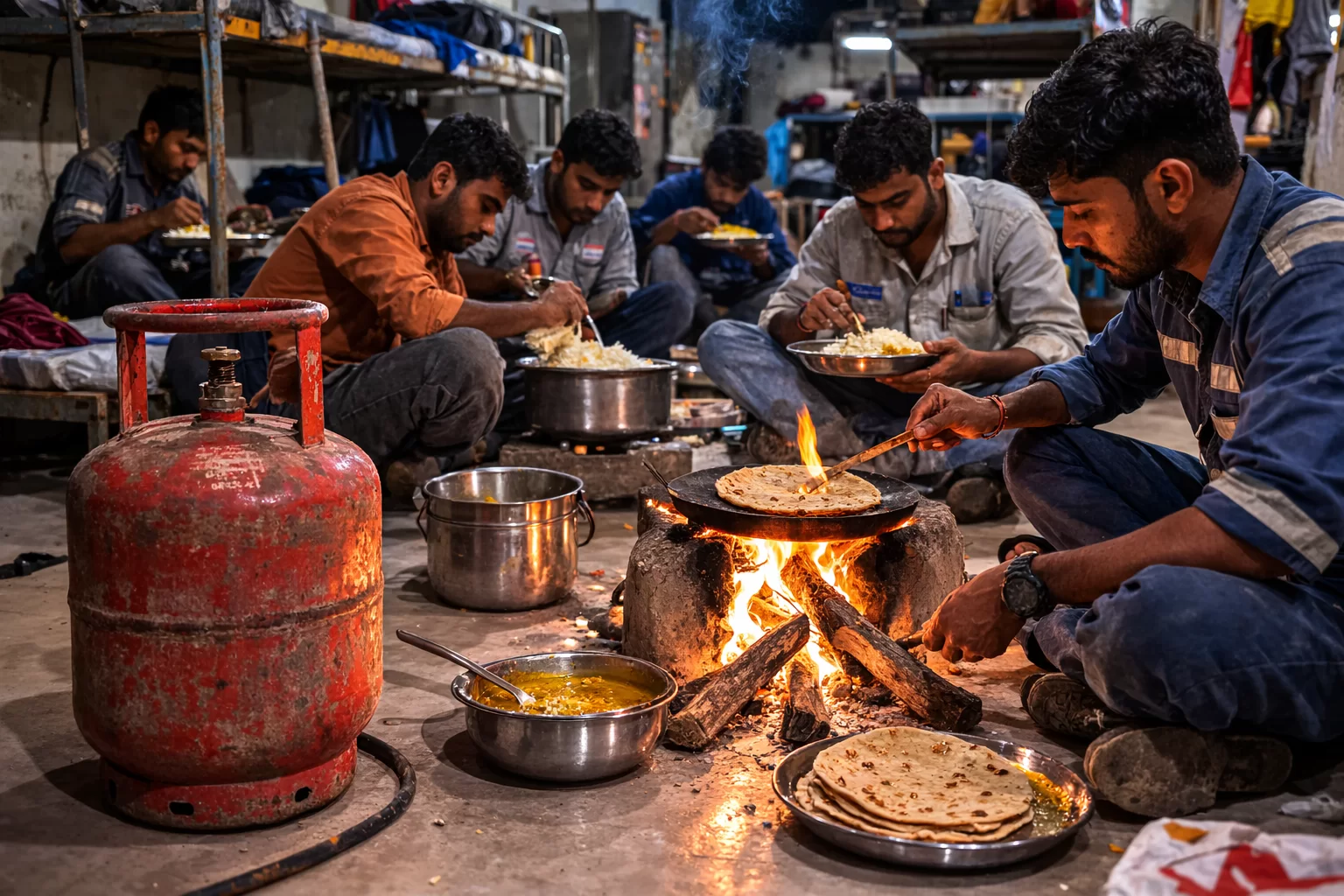 મિડલ ઈસ્ટ યુદ્ધની અસર અમદાવાદ સુધી, LD એન્જિનિયરિંગ મેસમાં ગેસ અછતથી ચૂલાનો સહારો