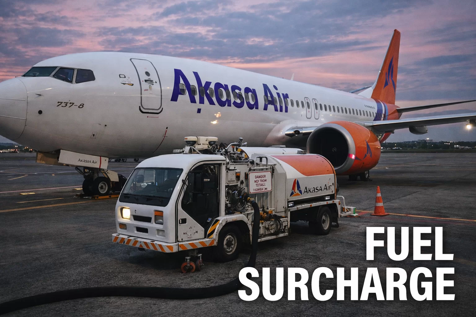 મિડલ ઈસ્ટ તણાવની અસર: અકાસા એરે ફ્લાઈટ ટિકિટ પર ₹199થી ₹1300 સુધી ફ્યુઅલ સરચાર્જ લગાવ્યો