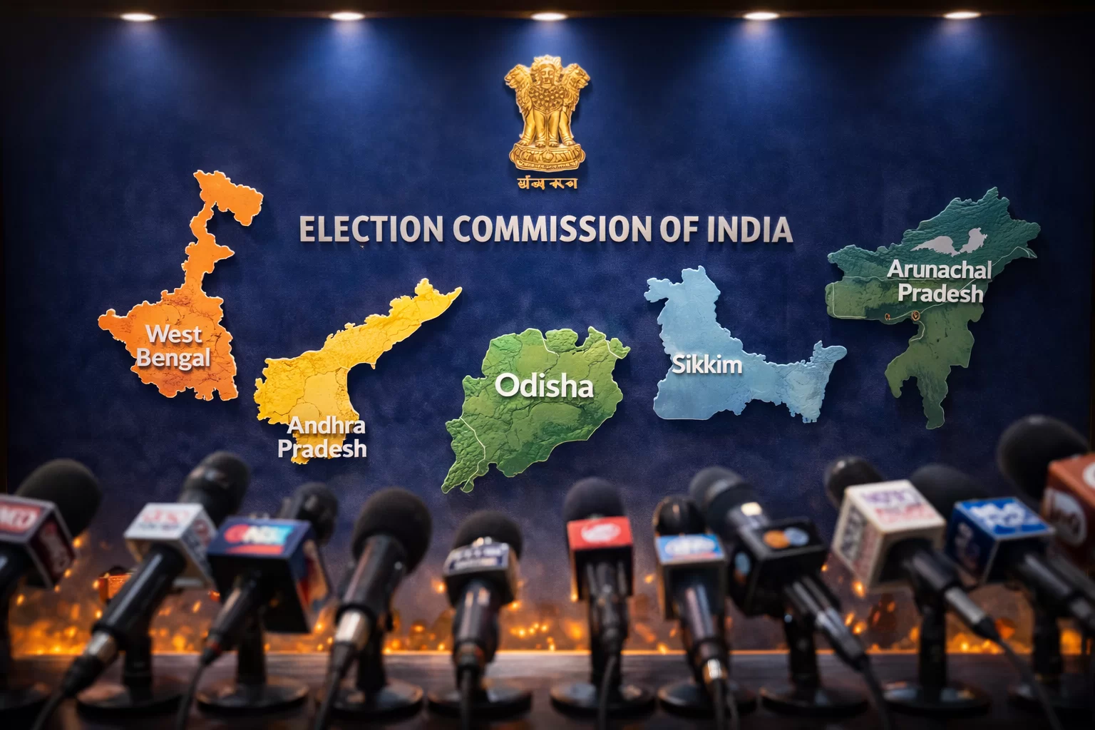 પ. બંગાળ સહિત 5 રાજ્યોની ચૂંટણીનો આજે એલાન, સાંજે 4 વાગ્યે EC કરશે પ્રેસ કોન્ફરન્સ