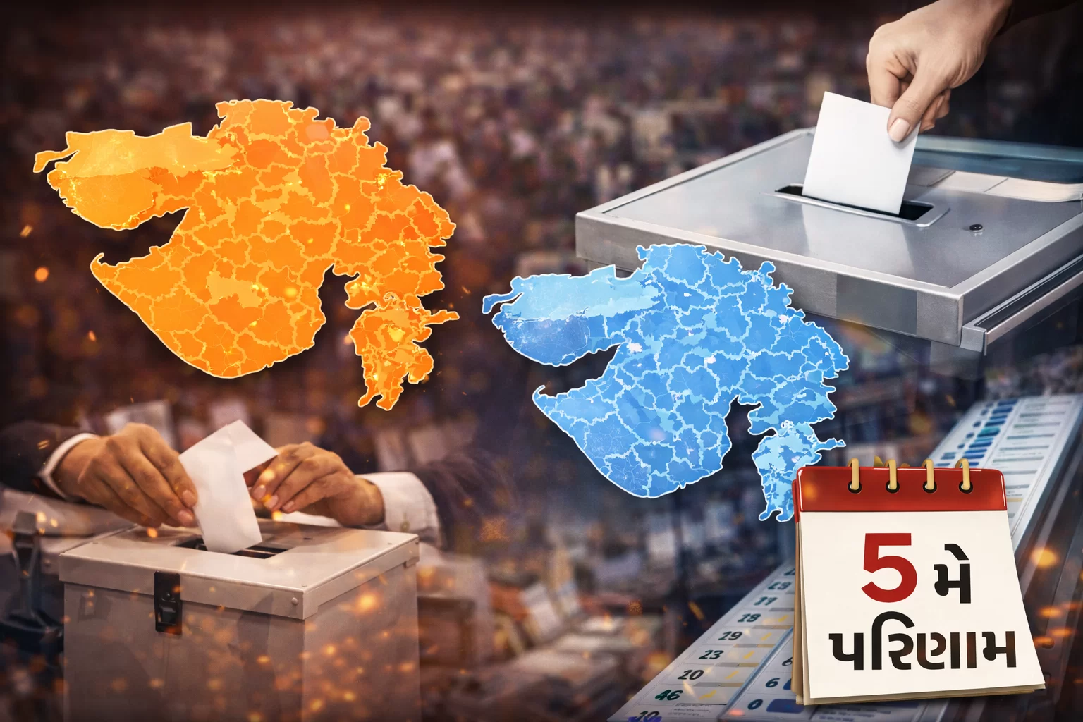 રાજ્યમાં સ્થાનિક સ્વરાજની ચૂંટણી બે તબક્કામાં યોજાઈ શકે, 30 એપ્રિલ અને 3 મે મતદાનની શક્યતા