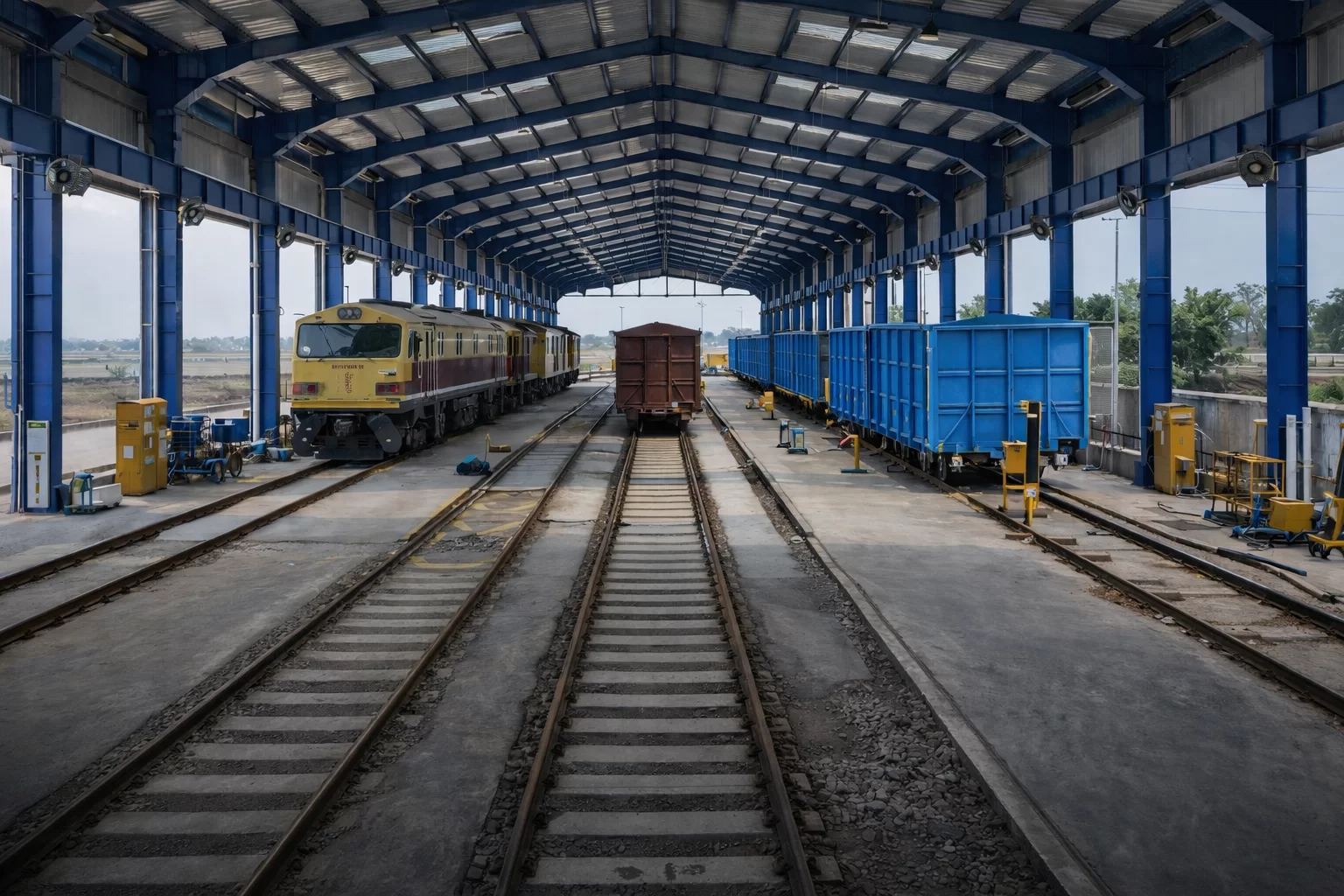 રાજકોટ રેલ્વે ડિવિઝનનો મોટો વિકાસ, હાપા યાર્ડમાં ₹35.41 કરોડનો અત્યાધુનિક વેગન શેડ તૈયાર