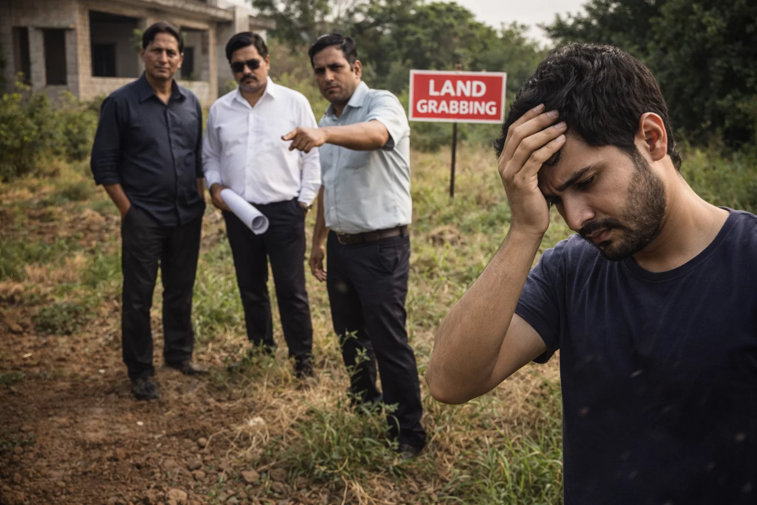 જમીન કબજાનો કૌભાંડ: 3 ઈસમોએ યુવાનની જમીન પચાવી કરી લેન્ડ ગ્રેબિંગ