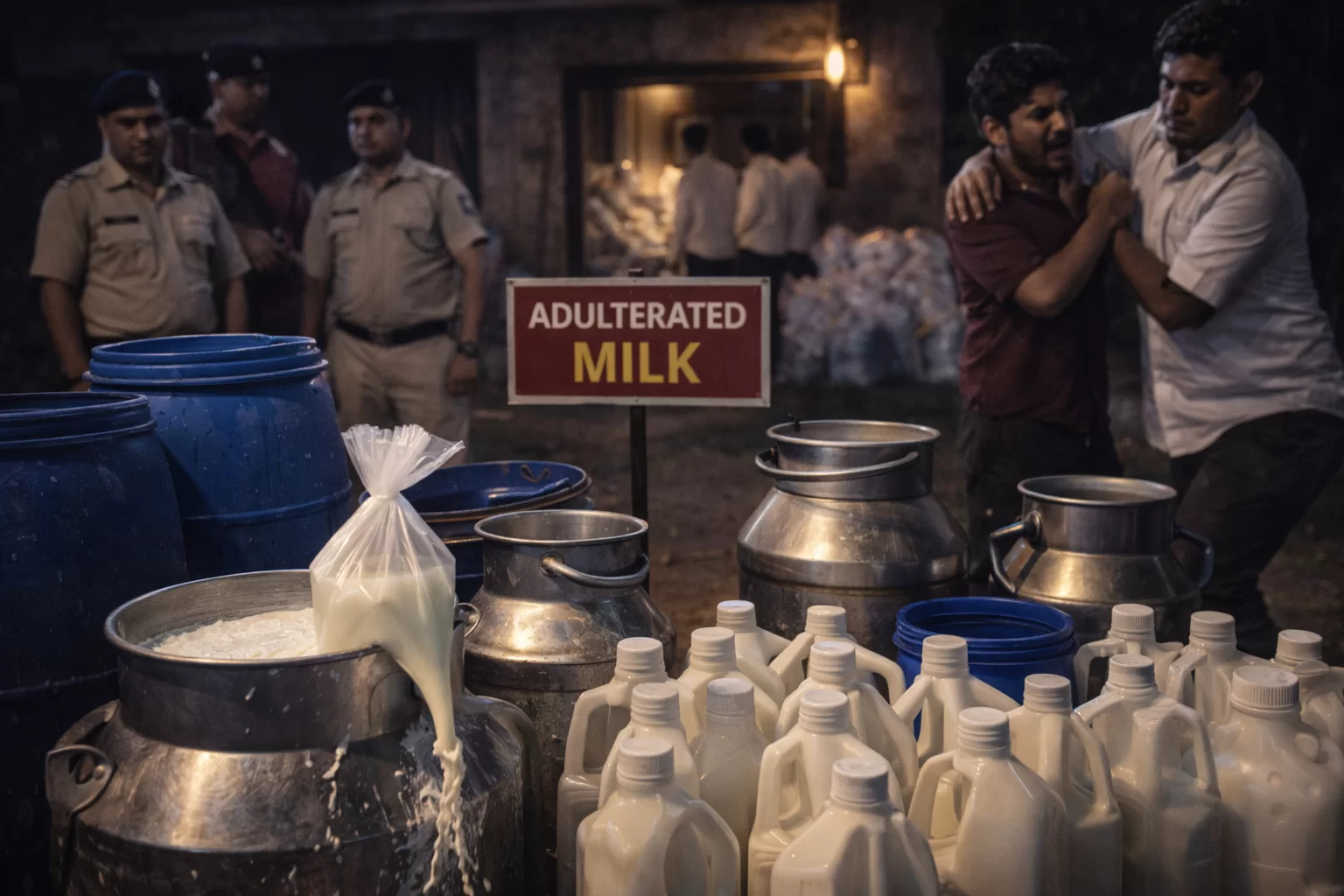 જૂનાગઢ પંથકમાં ‘સફેદ દૂધના કાળા કારોબાર’નો ભાંડો ફૂટ્યો: ભેળસેળ દૂધના ધંધાનો પર્દાફાશ