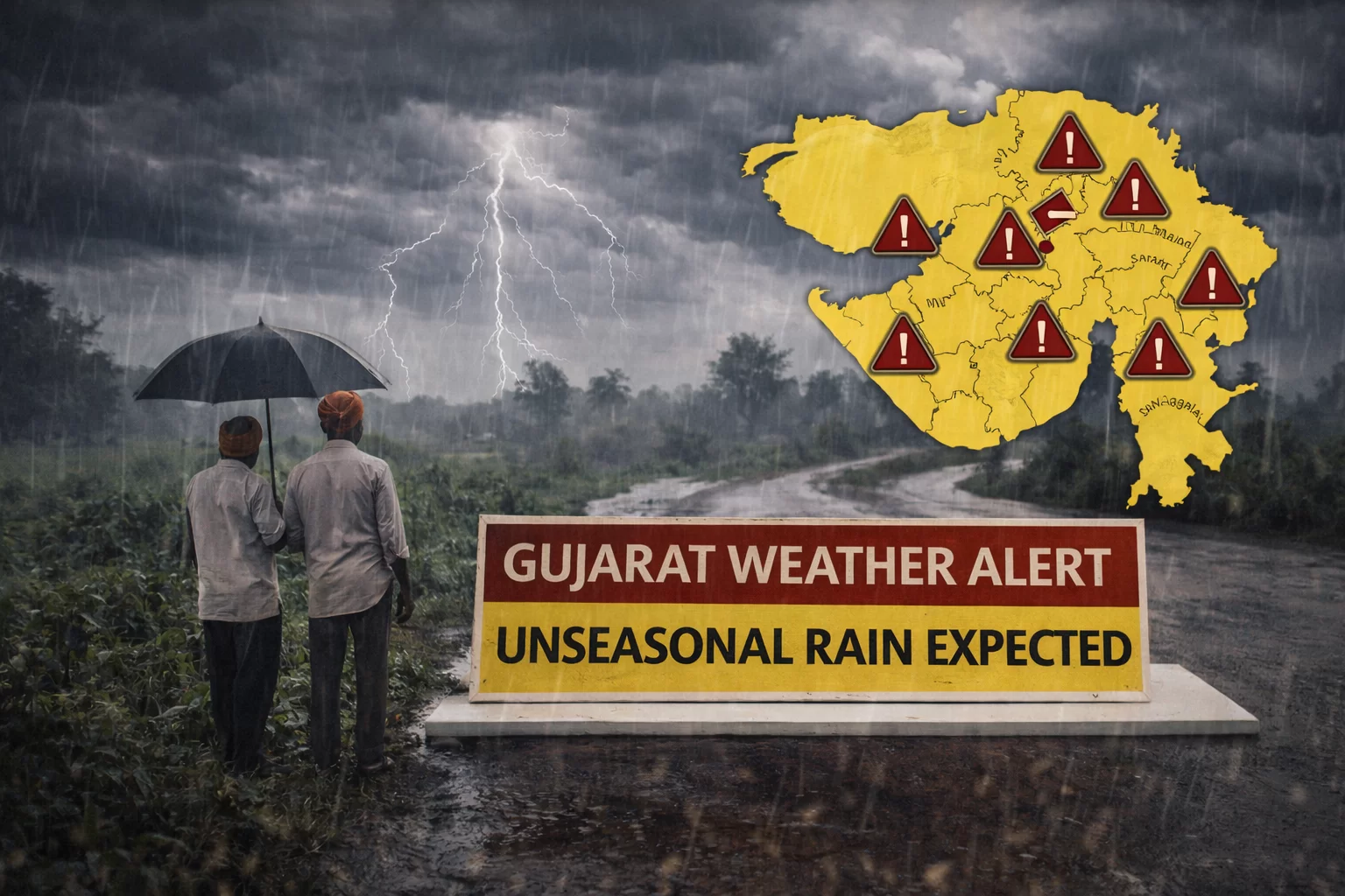 ગુજરાતમાં હવામાન પલટાશે: કમોસમી વરસાદની આગાહી, જાણો કયા જિલ્લાઓમાં વરસી શકે મેઘરાજા