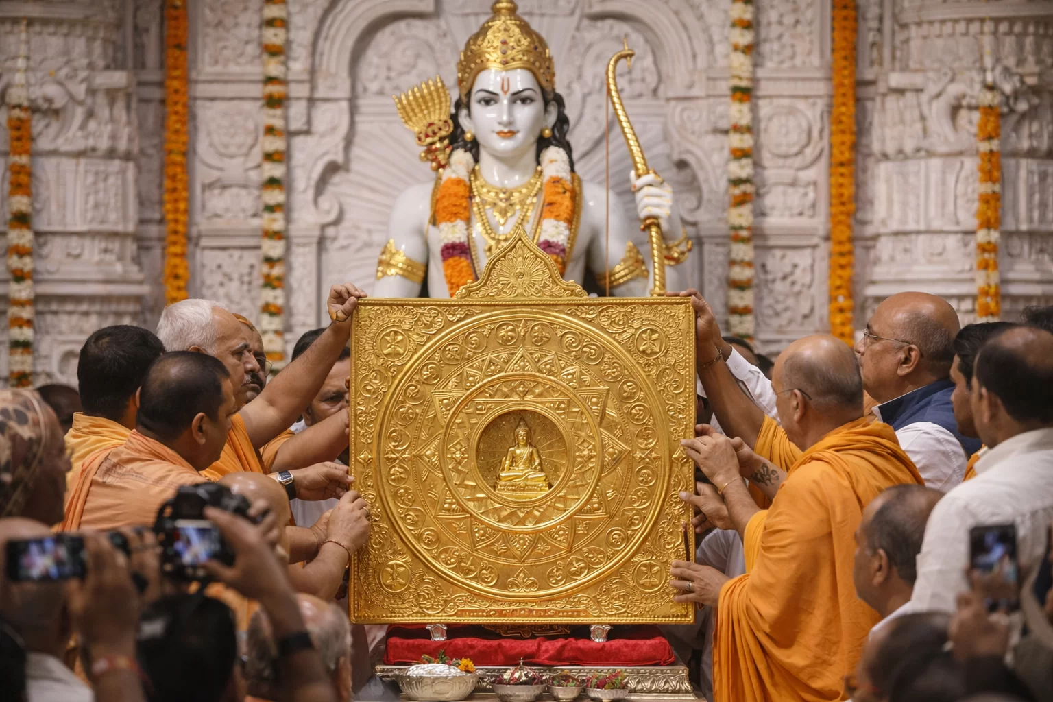 અયોધ્યા રામ મંદિરમાં શ્રીરામ યંત્રની સ્થાપના: ભક્તો માટે ઐતિહાસિક ક્ષણનો સાક્ષી બનવાનો અવસર