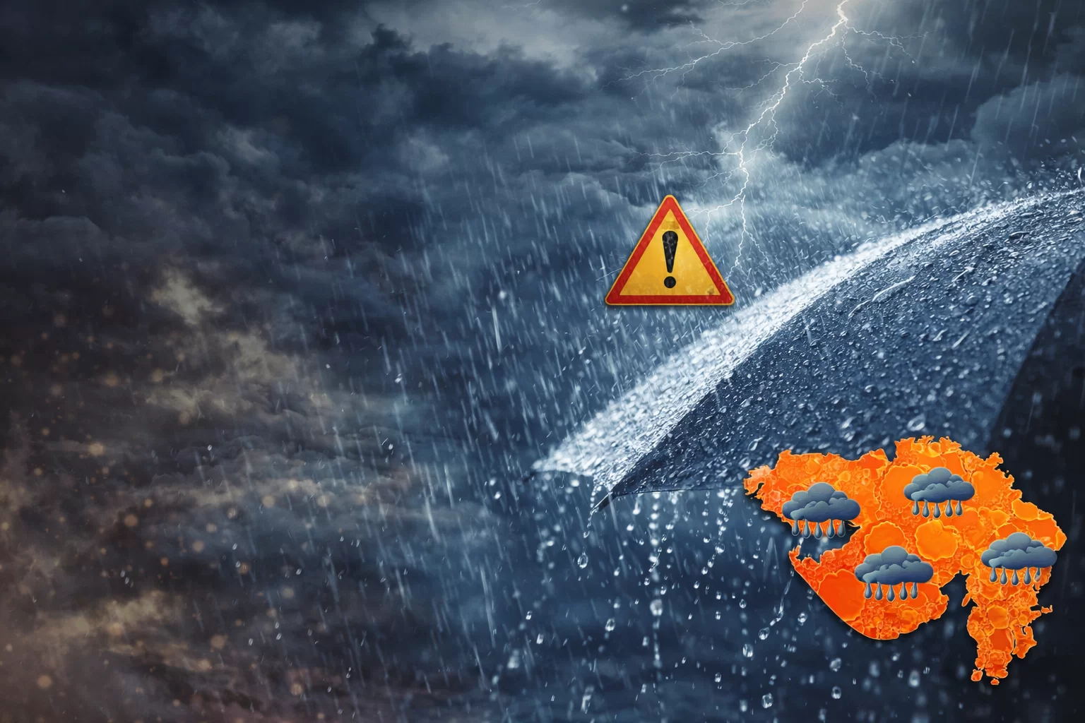 ગુજરાતમાં ઉનાળામાં માવઠાની આગાહી: 18થી 20 માર્ચ સુધી 20 જિલ્લાઓમાં કમોસમી વરસાદની શક્યતા