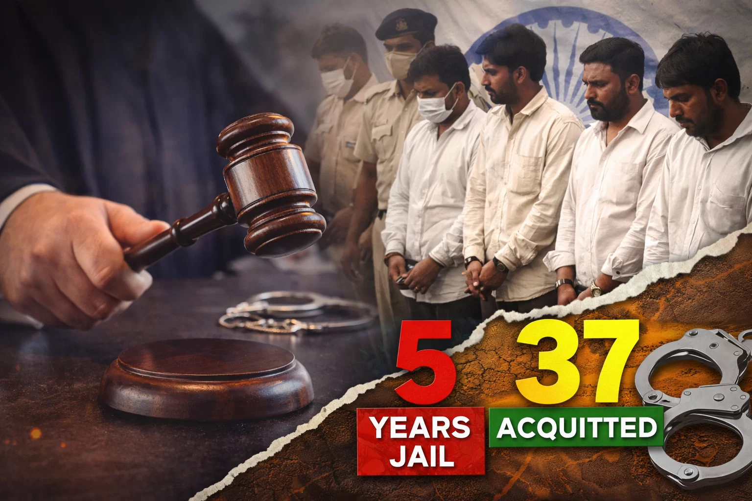 ઉના દલિત કાંડમાં વેરાવળ કોર્ટનો મોટો ચુકાદો: 5 આરોપીઓને 5 વર્ષની સજા, 37 નિર્દોષ