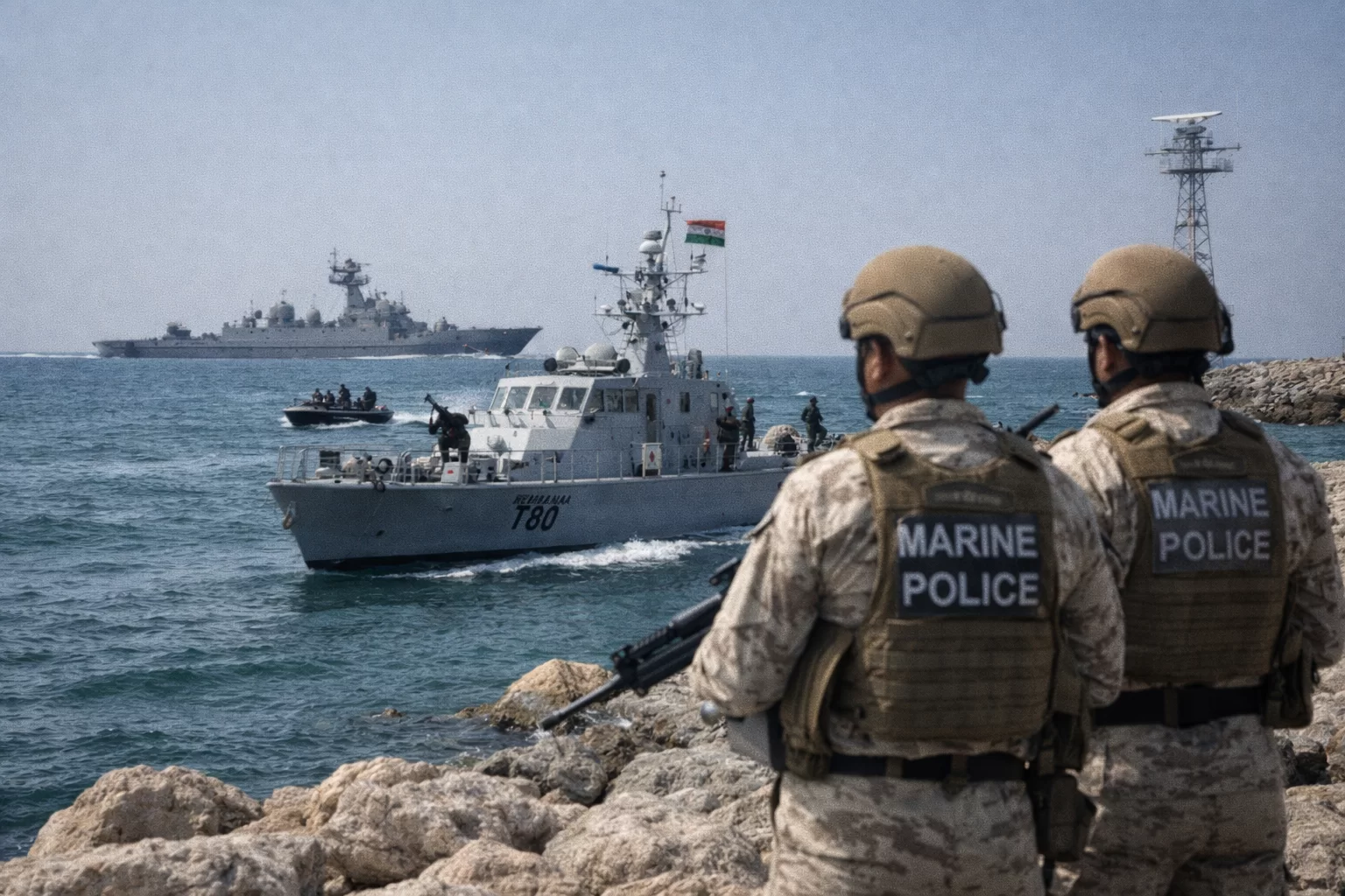 જામનગર દરિયાકાંઠે હાઈ એલર્ટ: મિડલ ઈસ્ટ તણાવ વચ્ચે મરીન ટાસ્ક ફોર્સનું સઘન પેટ્રોલિંગ શરૂ