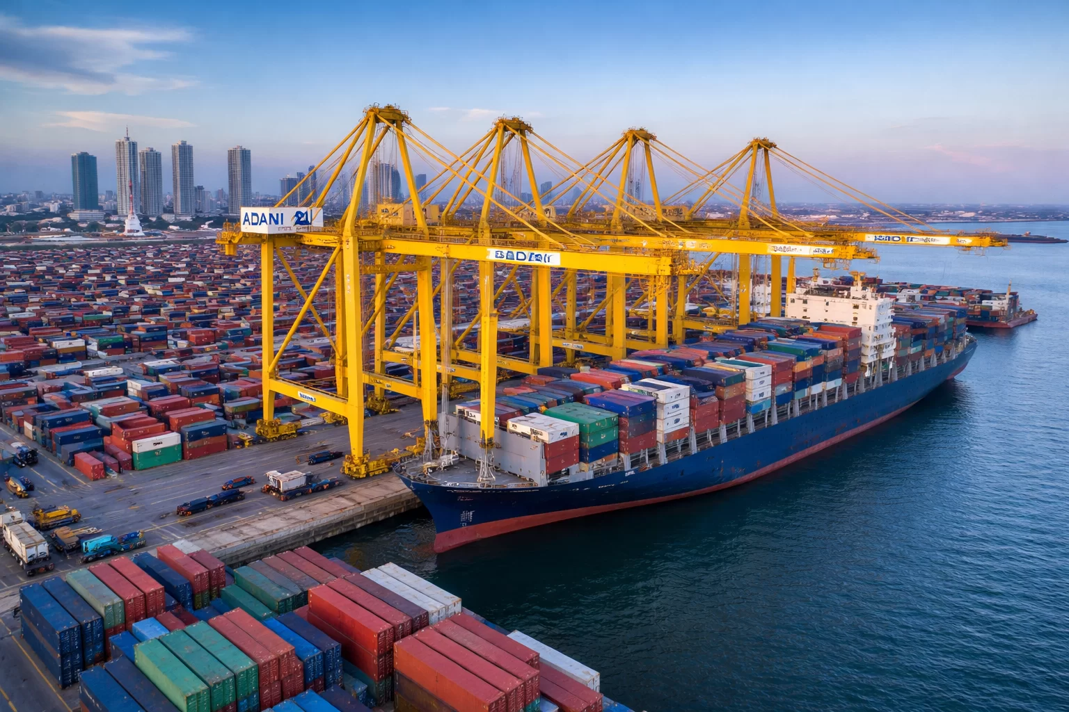 અદાણી પોર્ટ્સનો મોટો માઇલસ્ટોન: કોલંબો ટર્મિનલે પહેલા જ વર્ષમાં 10 લાખ કન્ટેનર હેન્ડલ કર્યા