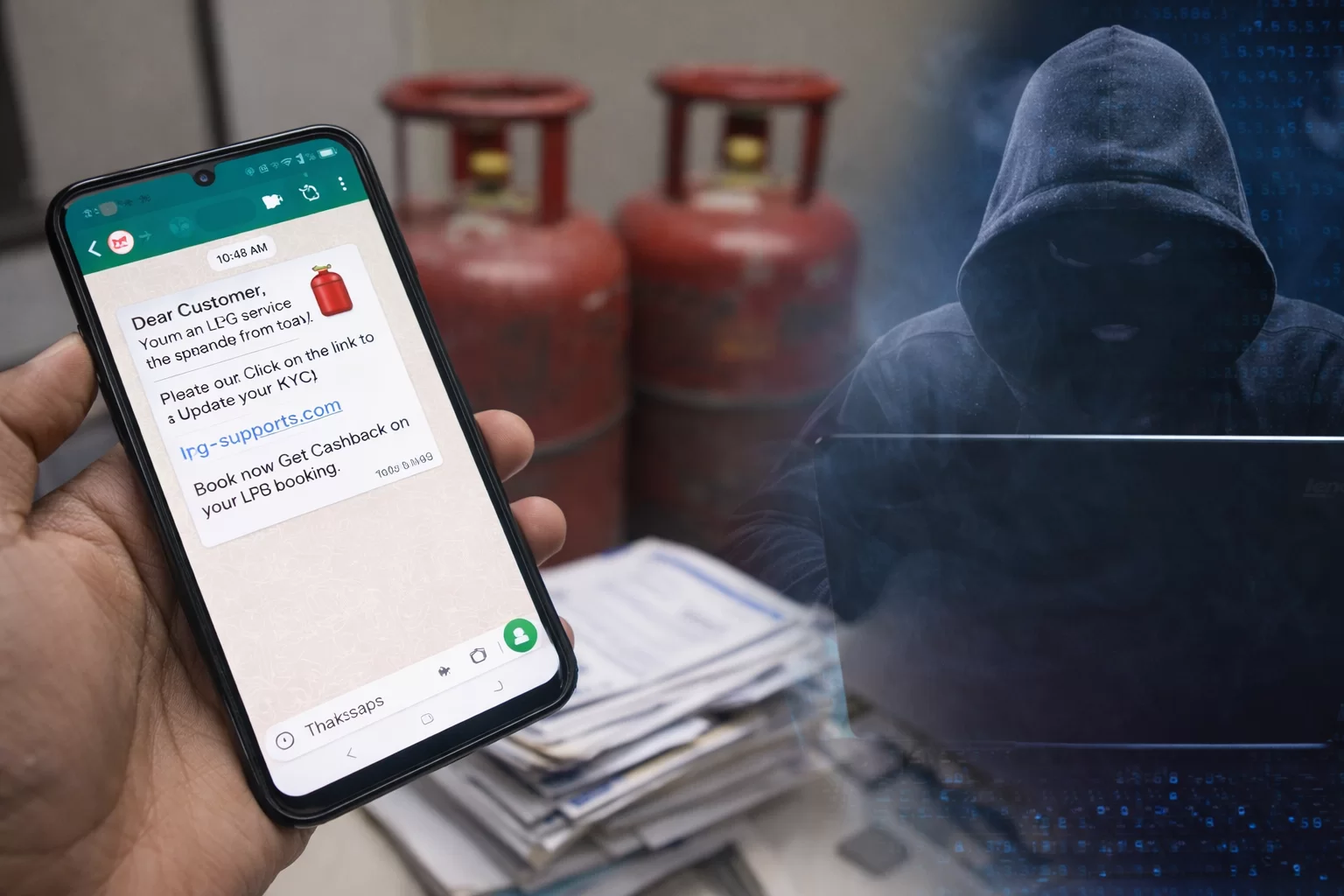 સાવધાન! LPG બુકિંગના નામે વોટ્સએપ ઠગાઈ, એક ક્લિકમાં ખાતું ખાલી