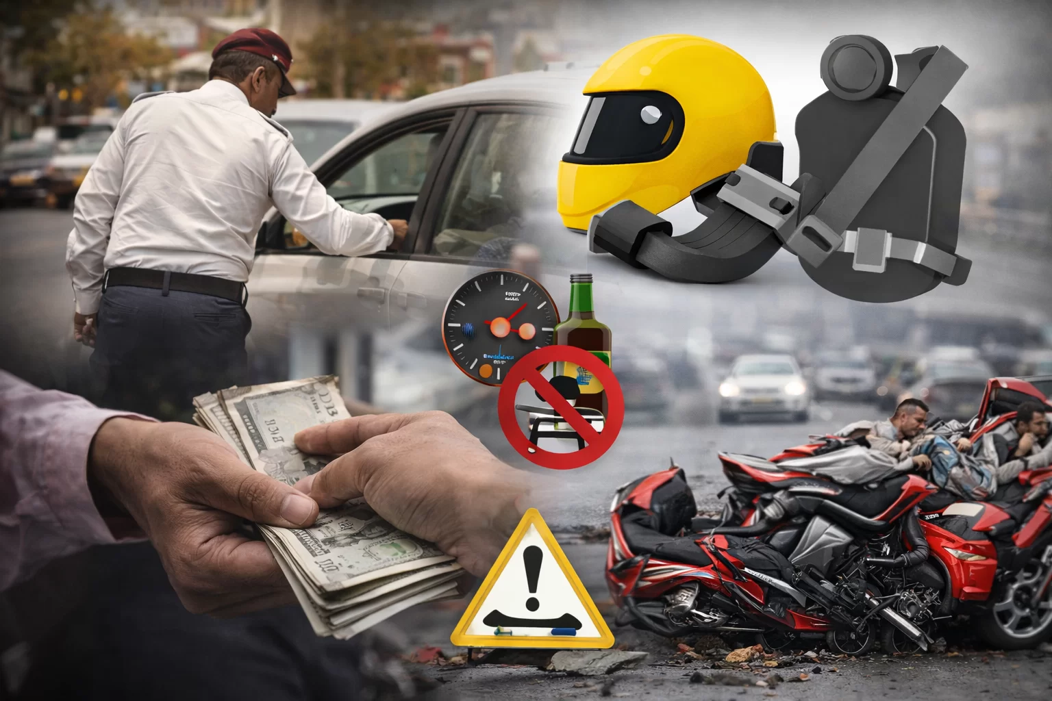 ટ્રાફિક તોડનાર પર ત્રાટક્યું તંત્ર: 31 લાખથી વધુ ગુના નોંધાયા, 19 લાખ હેલ્મેટ વગર ઝડપાયા