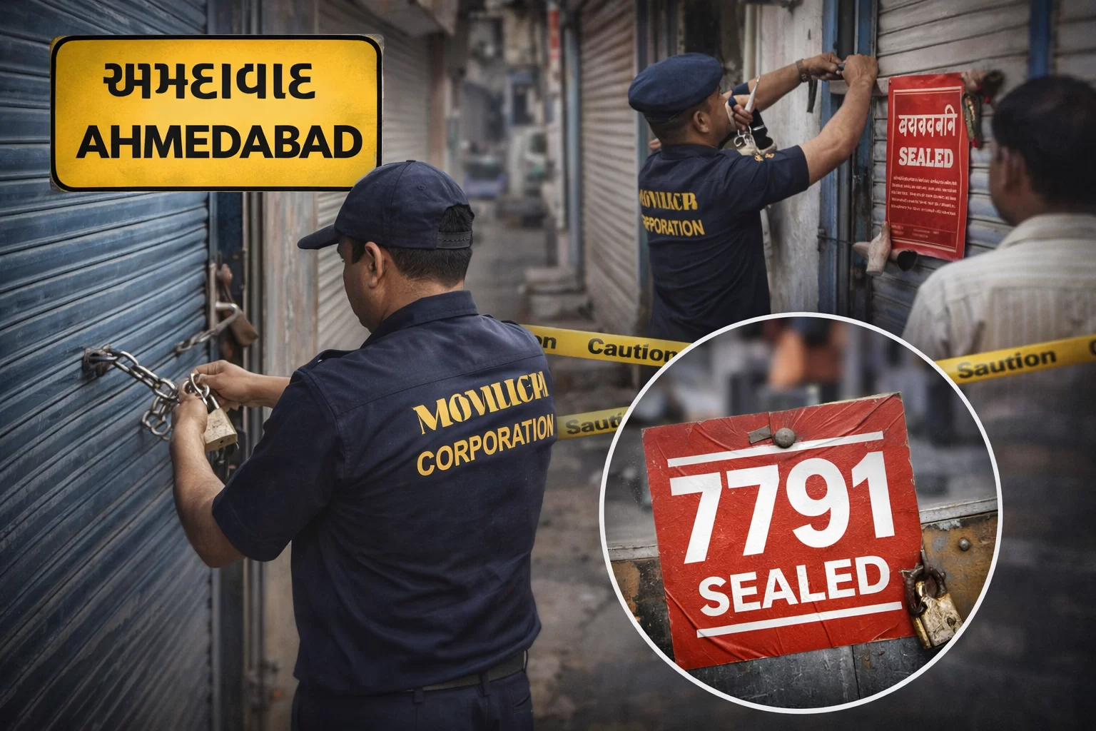 અમદાવાદમાં મિલકતવેરા પર તંત્રનો કડક એક્શન: એક જ દિવસે 7,791 મિલકતો સીલ