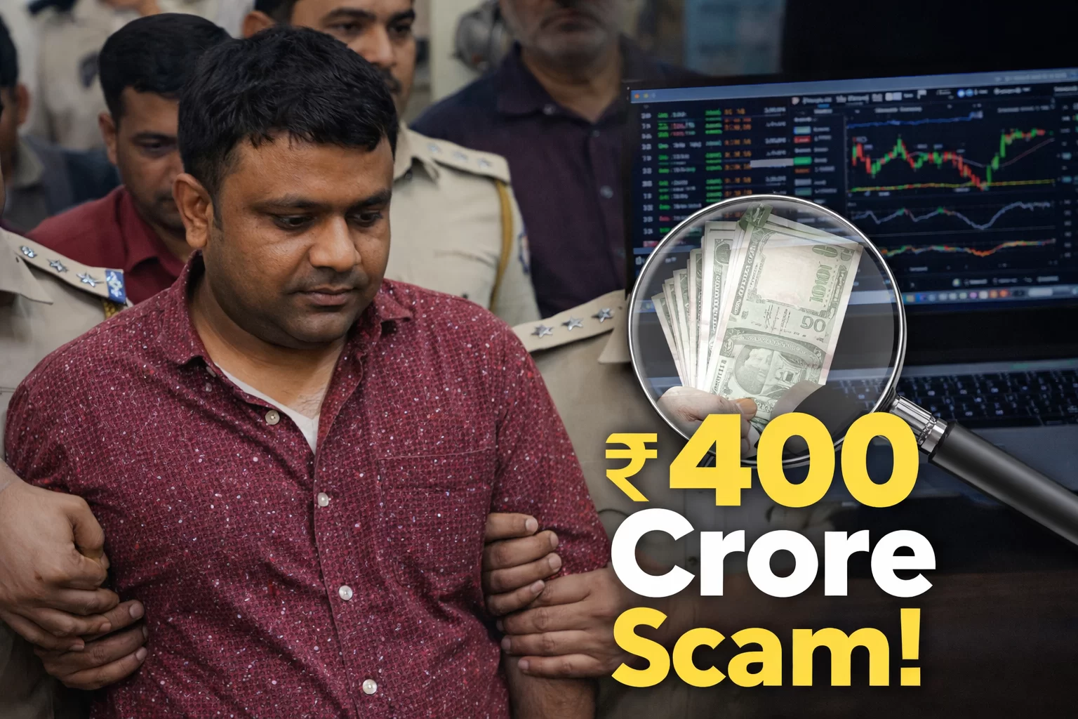 સુરતમાં ₹400 કરોડના કૌભાંડનો ખુલાસો! માસ્ટરમાઈન્ડનો સાગરીત ઝડપાયો, ટ્રેડિંગ વેબસાઈટથી કરોડોની ઠગી