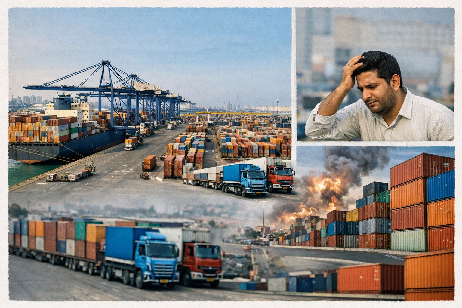 યુદ્ધની અસર: UAE-ઓમાનના બંદરો પર ગુજરાતીઓના 5000થી વધુ કન્ટેનર અટવાયા, વેપારમાં મોટો ઝટકો