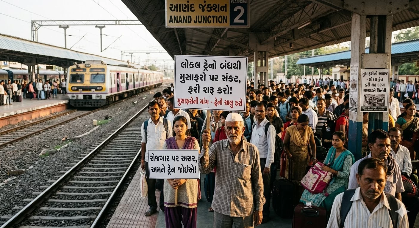 લોકલ ટ્રેનો બંધથી મુસાફરો પર સંકટ, ફરી શરૂ કરવાની માંગ ઉઠી
