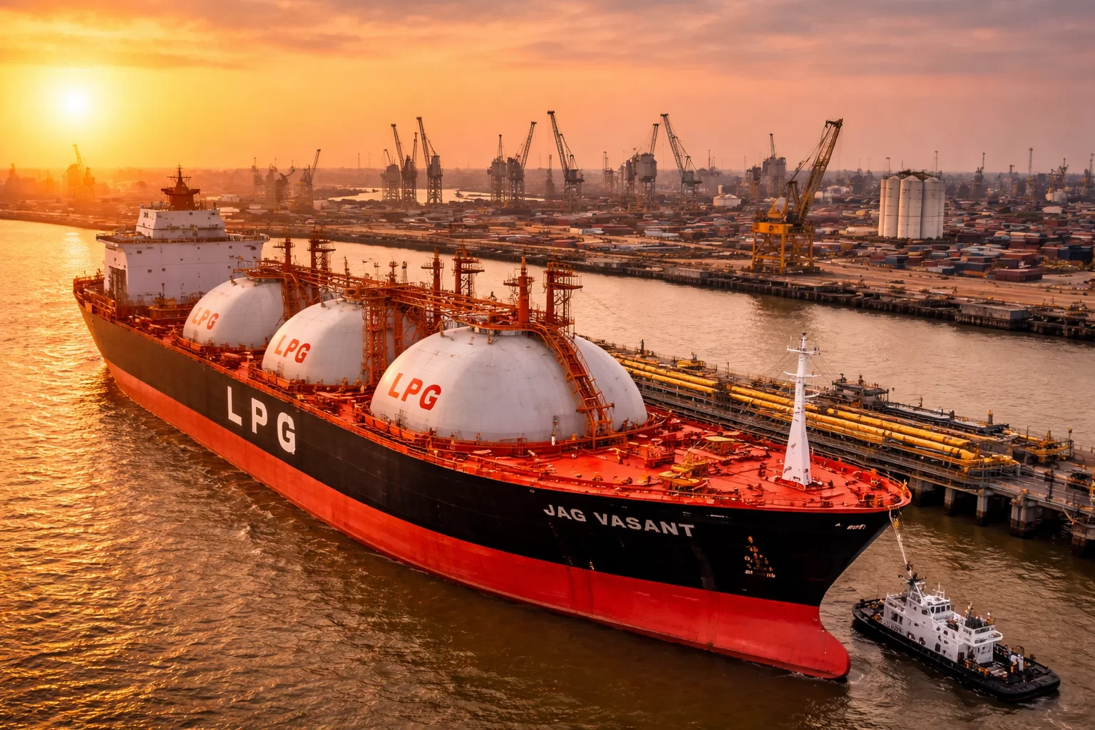 યુદ્ધ વચ્ચે મોટી રાહત! 42 હજાર ટન LPG સાથે ‘જગ વસંત’ કંડલા પહોંચ્યું